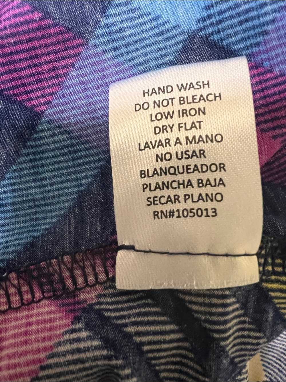 Dear Scarlett Navy Multi-Color Plaid Notch-Neck Tunic - Picture 8 of 8